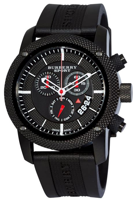 burberry sport watch|burberry watch men's leather strap.